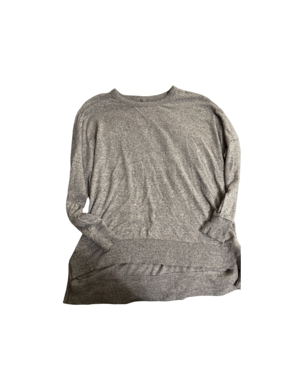 Aerie Cozy Grey Knit Pullover Sweater